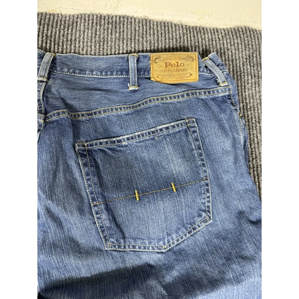 Polo Ralph Lauren Hampton Jeans Size 46B 46x30 Baggy Straight Leg Relaxed Fit